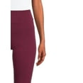thumbnail image 4 of Time And Tru Women's High Rise Ankle Knit Leggings, 27" Inseam, Available in 2-Pack, 4 of 5