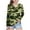 Camouflage, variant on dazeni Girl's Camo Print Long Sleeve Tee Shirt V Neck Fall Casual Tee Tops Loose Casual Tuinc Tops for Kids