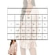 thumbnail image 5 of Vestido con cuello en V profundo Mangas de doble capa Dobladillo con volantes Corto Una pieza con cinturón XBTCLXEBCO Rosa, Grande, 5 of 5