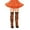 Orange, variant on REDARER Girls' Striped Knee High Socks, Soft Stretch Breathable Long Stockings for Daily & Wear,7-12 Years