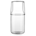 thumbnail image 1 of 1 Set Household Bedside Carafe Transparent Water Carafe Multi-function Glass Bottle, 1 of 8