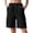 Black, variant on Summer Casual High Waist Cargo Shorts Women Straight Leg Loose Fit Workwear Pocket Five Point Shorts Comfortable Breathable Lightweight Summer Leisure Short Pants Blue L