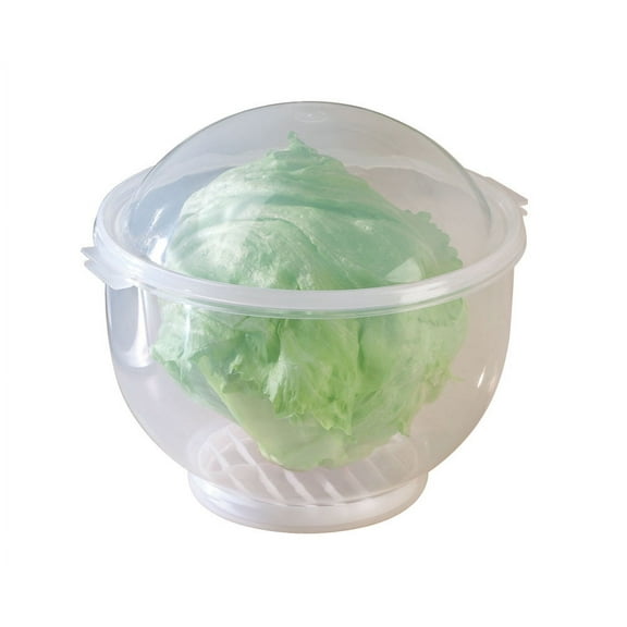 Lettuce Keeper for Fridge with Lid, Keeps Vegetables Fresh & Crisp, Measures 7 in. x 8 in.