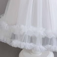 thumbnail image 6 of Odeerbi Kids Dress Toddler Girls Princess Dresses Tulle Dress Middle-aged Children's Sleeveless Embroidery Mesh Gauze Dress White, 6 of 9