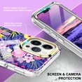 thumbnail image 2 of Compatible for iPhone 14 Pro Max Case 6.7 inch (2022 Release), Slim Full-Body Stylish Shockproof Protective Rugged TPU iPhone 14 Pro Max ​Case with Built-in Screen Protector, 2 of 6