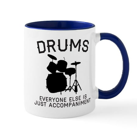 

CafePress - DRUMS - 11 oz Ceramic Mug - Novelty Coffee Tea Cup