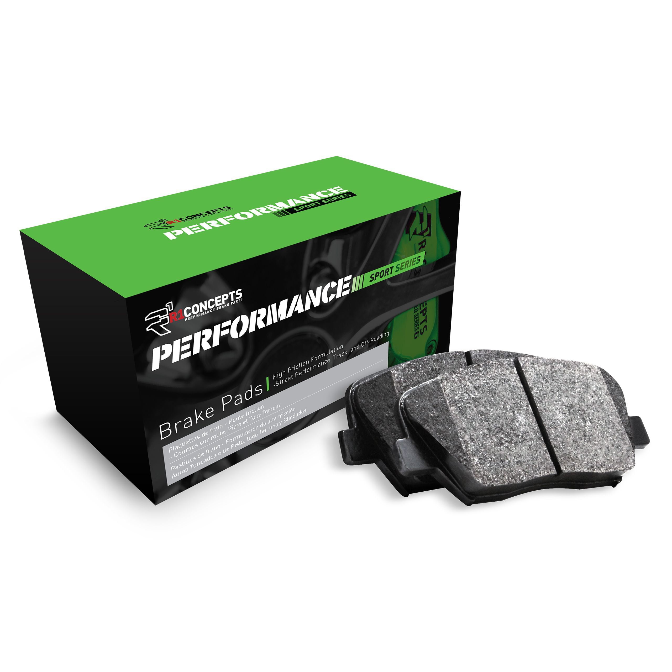 FRONT R1 Concepts Performance Sport Brake Pads 2115-0109-00 FRONT R1 Concepts Performance Sport Brake Pads 2115-0109-00