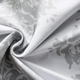 thumbnail image 6 of DriftAway Asher Medallion European Floral Blackout Lined Window Curtain, 2 Panels, 52" x 84", Gray, 6 of 7