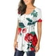 thumbnail image 1 of Playera de Manga Corta con Cuello Redondo Gibobby Camisetas informales Verano para mujer Estampado, 1 of 5
