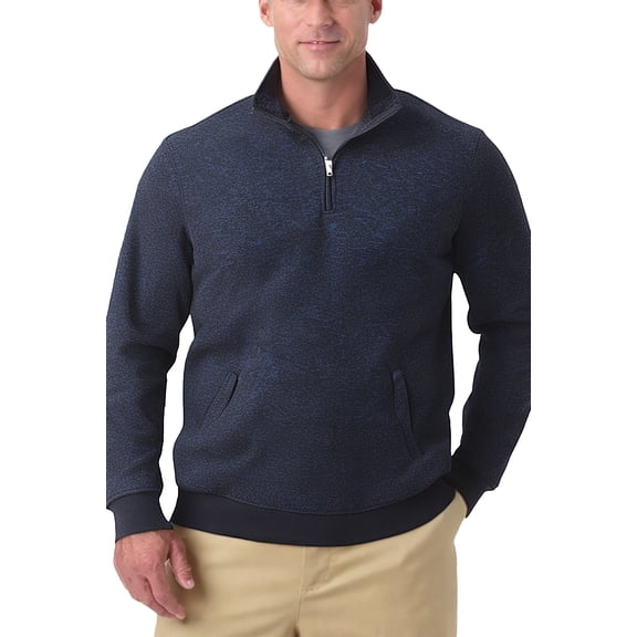 KingSize Men's Big & Tall Quarter Zip Fleece Sweater