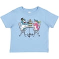 thumbnail image 3 of Inktastic Colorful French Poodles With Tea Boys or Girls Baby T-Shirt, 3 of 5