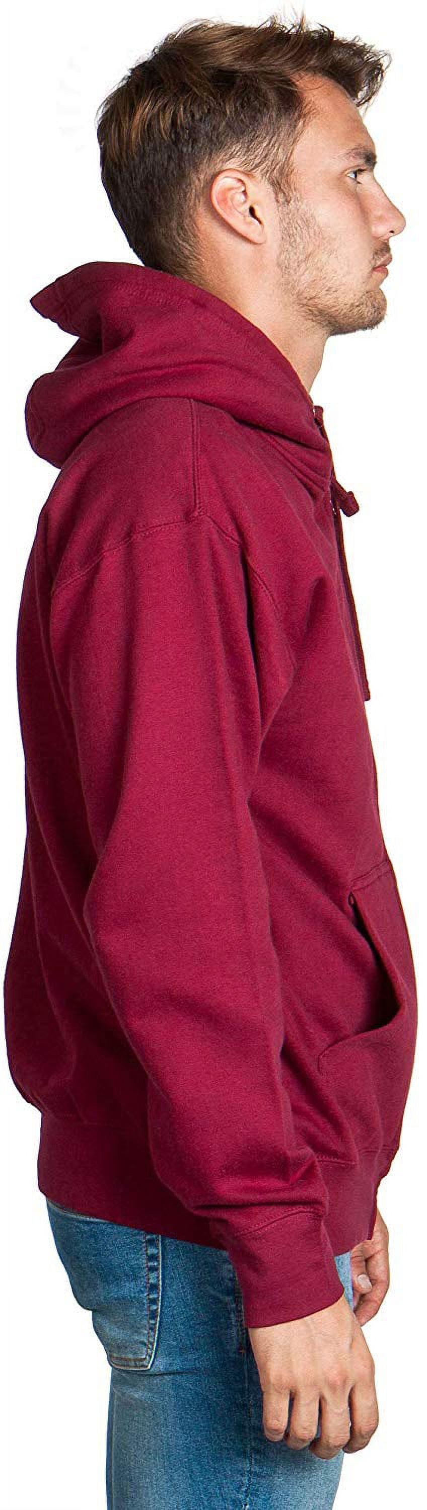 Men's Heavyweight Full Zip up Hoodie | Fleece Jacket | Warm Zipper Casual Sweatshirt with Hood