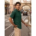 thumbnail image 3 of RICHCOIN Polo Shirts for Men Summer Short Sleeve Textured Knit Casual Golf Tops Collared T Shirt, 3 of 7
