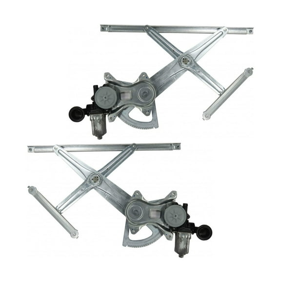 For Toyota Corolla 2009 10 11 12 2013 Window Regulator Assembly Driver and Passenger Side | Pair Front Power Gear | Replacement For TO1350226, TO1351226 | 69802-02180, 69801-02170