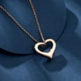 thumbnail image 3 of Crystal Small Heart Cremation Urn Necklace for Ashes Cremation Jewelry Crystal Edge Heart Stainless Steel Pendant Urn Necklace Funeral Keepsake for Girls/Women, 3 of 6
