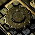 thumbnail image 1 of Curseur à Pousser pour Engrenages, Curseur Rotatif en Acier Inoxydable pour Pièces de Monnaie, Bouton Rotatif au Bout des Doigts en Acier Inoxydable, Jouet de Décompression pour Réduire le Stress, 1 of 8