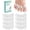 Clear, variant on Welnove 8 Pack Gel Toe Separators, Toe Straightener Corrects Bunions, Relieves Foot Pain – Silicone Toe Spacers for Hammertoe, Yoga Practice - White