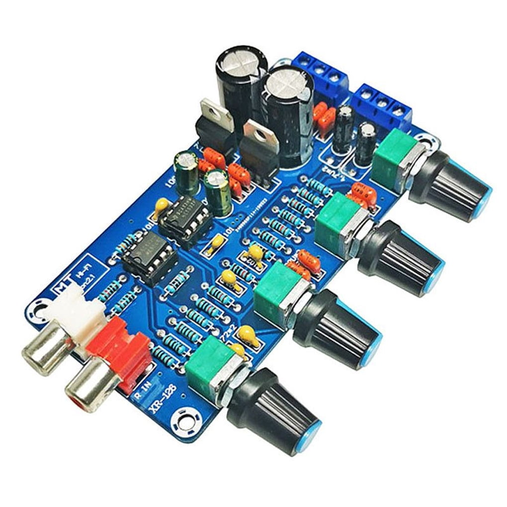 Placa Preamplificadora De Subwoofer, Filtro Paso Bajo, Alimentación 12V | Módulo Estéreo Para Mejorar Los Graves Del Audio