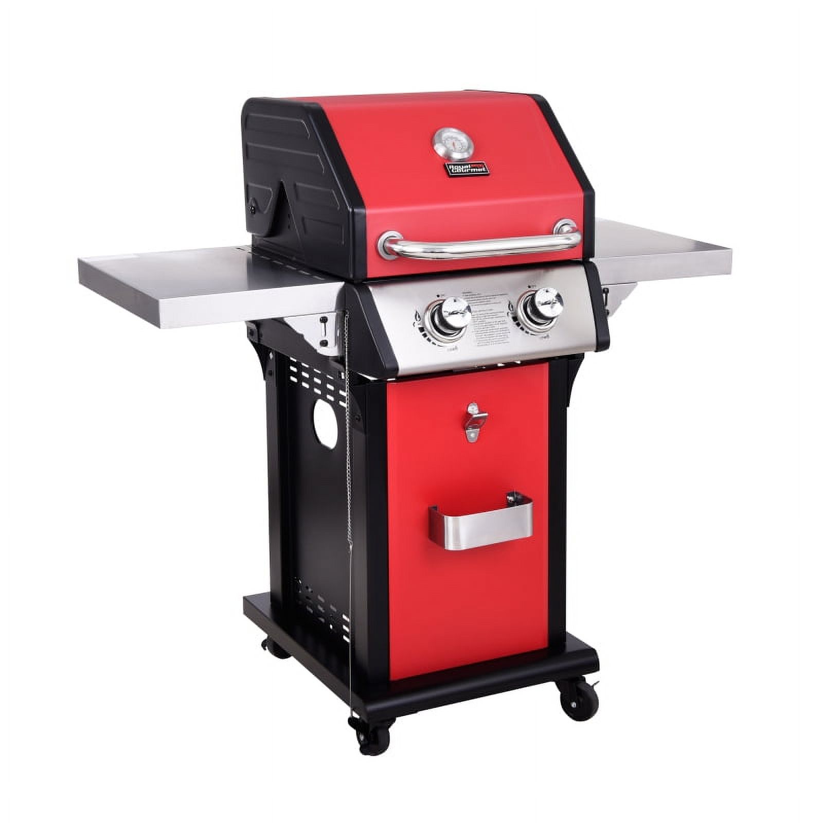 Royal Gourmet GG2004 2-BurnerGas Grill, for Patio Cooking Family Gatherings, Red - image 3 of 3