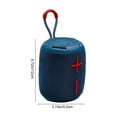 thumbnail image 3 of OEFNTAC Bluetooth Speaker Speakers Bluetooth Wireless Portable Enchanting Companion for Cycling Hiking with Colorful Lights Card Slot and Wireless Functionality Ideal Backpack Accessory, 3 of 7