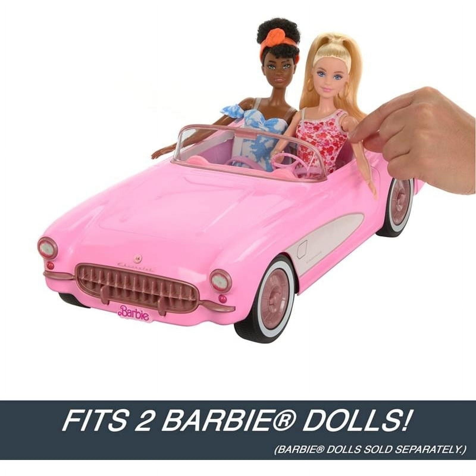 Hot Wheels RC Barbie Corvette, Battery-Operated Remote-Control Toy Car from Barb