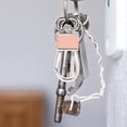 thumbnail image 4 of 4Pcs Metal Carabiner Keychain Key Chain Clip Hook Key Rings Key Chain Holder for Car Key, 4 of 6