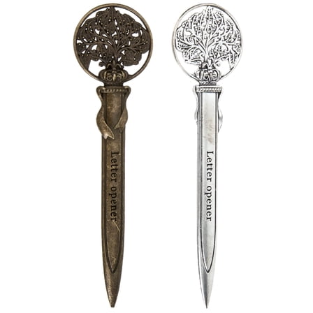 FACEGA Vintage Letter Openers - 2Pcs Envelope Slitter for Home Office