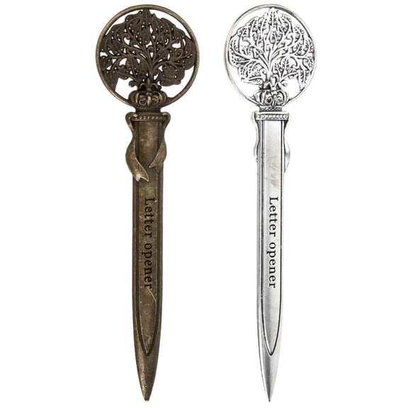 FACEGA Vintage Letter Openers - 2Pcs Envelope Slitter for Home Office