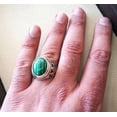 thumbnail image 6 of Malachite Mans Ring, Natural Green Malachite, Spiritual, Silver Jewelry, 925 Silver Ring, Birthday Gift, Heavy Mens Ring, Arabic Design, Ottoman Style Ring, Christmas, Turkey Mens Signet Ring, 6 of 6