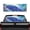 Blue Whale Ocean Print, variant on Psesaysky Blue Whale Truck Rear Window Decal 66.9 x 22.4 Inches, One-Way See-Through Vinyl, Waterproof Heat and Sun Blocking for Most Pickup Trucks
