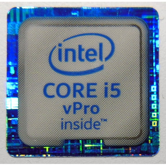 Intel Core i5 vPro Inside Sticker 18mm x 18mm / 11/16" x 11/16" [889]