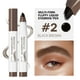 thumbnail image 1 of Lápiz de cejas con microblading, lápiz de contorno de cejas con punta de tenedor, resistente al agua, cepillo de 4 puntas, lápiz de cejas con efecto de maquillaje natural, lápiz de cejas de 1,25 ml., 1 of 2