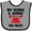 Heather and Black, variant on Inktastic My Nonna and Nonno Love Me Boys or Girls Baby Bib
