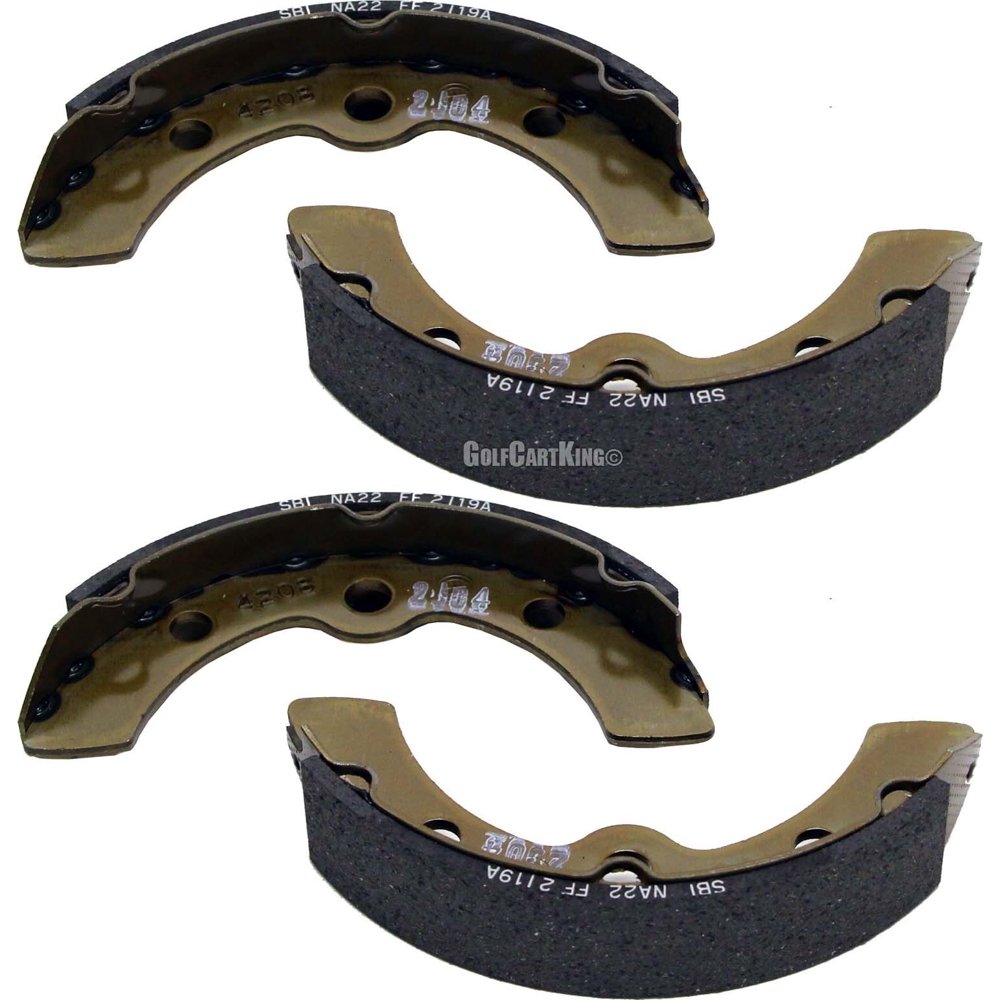 (4) EZGO Brake Shoes (19821986.5) Marathon Gas or Electric Golf Cart