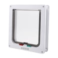 thumbnail image 3 of Almencla Porte pour Chien Porte pour Chat à Rabat Facile à Installer, Rabat Transparent, Verrouillage à 4 Positions, Fournitures pour Animaux pour Fenêtre Portes Intérieures Extérieures Mur m, 3 of 8