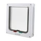 thumbnail image 3 of Puerta para mascotas, puerta para gatos, perros pequeños, resistente a la intemperie, fácil de instalar, solapa transparente para mascotas SG, 3 of 9
