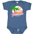 thumbnail image 3 of Inktastic I Love Florida with Ocean and Palm Trees Boys or Girls Baby Bodysuit, 3 of 5