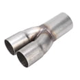 thumbnail image 2 of Colector De Tubo De Escape De Acero De Doble Acero Inoxidable 2 Pulgadas De Entrada Doble De 2 Pulgadas De 2,5 Pulgadas De 2.5 Pulgadas, 2 of 7