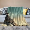 thumbnail image 2 of Sheronv Landmark Warm Lightweight Blanket Soft Fleece Blankets All Seasons for Living Rooms Sofa Decor Cow Gifts, Super Soft Blanket for All Seasons Camping Picnic Outdoor Indoor Use 50x60in, 2 of 6
