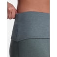 thumbnail image 5 of Athletic Works Women's ButterCore Flare Leggings with Fold Over Waist, 31" Inseam, Sizes XS-XXL, 5 of 7