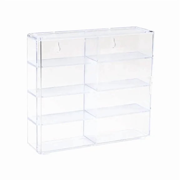 Acrylic Car Display Box 1:64 For  Wheels Car Model Toy 8 Grid Cabinet Rack Dustproof Stackable Car Storage Boxes Transparent