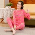 thumbnail image 2 of Pijamas de algodón para niñas adolescentes, ropa de dormir para otoño e invierno, navidad, conjuntos de pijamas para niños de 8, 10, 12, 14 y 16 años, 2 of 4