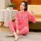 thumbnail image 2 of Pijamas de algodón para niñas adolescentes, ropa de dormir para otoño e invierno, navidad, conjuntos de pijamas para niños de 8, 10, 12, 14 y 16 años, 2 of 4