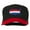 Red Black, variant on United States Map Embroidered Cap - Navy Khaki OSFM