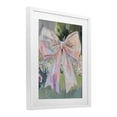 thumbnail image 2 of Stupell Industries French Country Iridescent Pink Bow in Garden White Framed Print Under Glass, 13 x 16, by The Prints Vibe, 2 of 8
