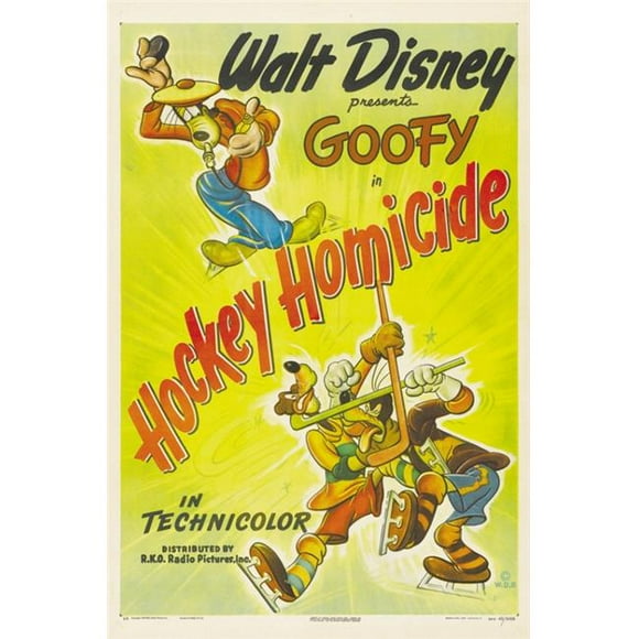 Posterazzi MOVGI6602 Hockey Homicide Movie Poster - 27 x 40 in.