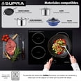 thumbnail image 3 of Parrilla de inducción SUPRA Magnética 4 quemadores 220v empotrable, 3 of 11