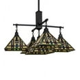 thumbnail image 5 of Meyda Tiffany 231684 Square Prairie Wheat 5 Light 54" Wide Chandelier - Brown, 5 of 6