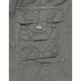 thumbnail image 4 of RAW X  Boy's Belted Twill Cargo Shorts, Grey, 16, 4 of 5