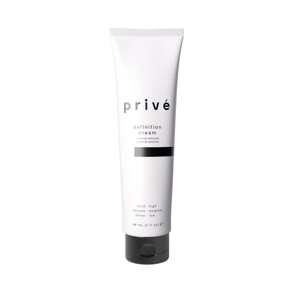 Crema de definición Prive - Crema texturizadora para el cabello/crema de rizos que define el control del encrespamiento, define y separa tus estilos de apariencia esculpida (3oz)